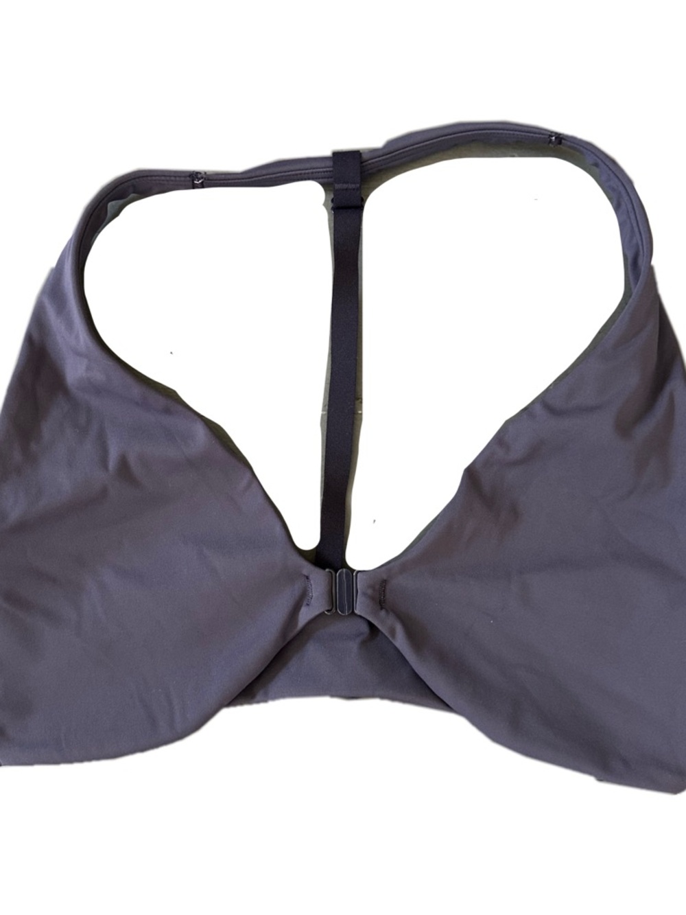 Gymshark Women's Racerback Sports Bra in Charcoal Gray